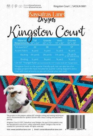 Sassafras Lane Designs Kingston Court Quilt Pattern