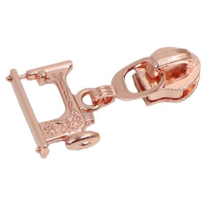 Sewing Machine Zipper Pulls Rose Gold