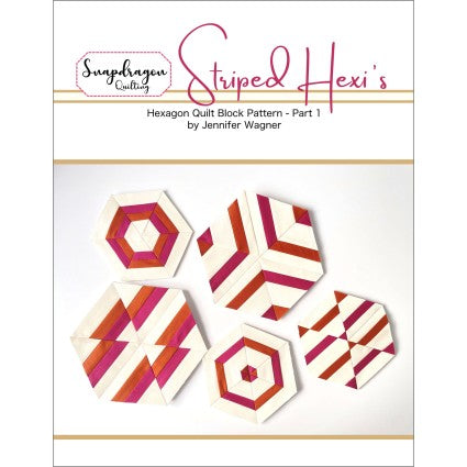 Striped Hexi's Quilt Pattern