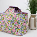 Laurel Bag Pattern - Collection Blooming Memories Figo - Reversible Project Bag - Kit