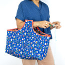 Laurel Bag Pattern - Collection Blooming Memories Figo - Reversible Project Bag - Kit