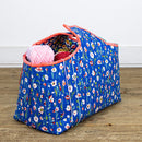 Laurel Bag Pattern - Collection Blooming Memories Figo - Reversible Project Bag - Kit
