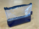 Clear Vinyl Bag - Spider Webs with Navy Blue Base