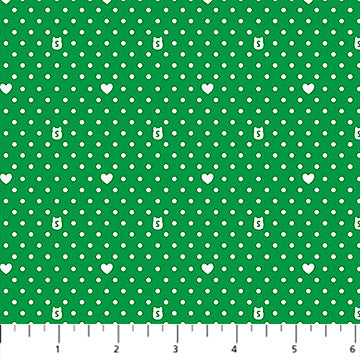 Squishmallows - Dots - Green - Yardage