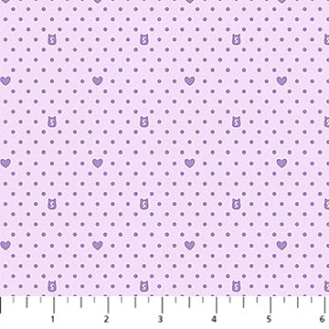 Squishmallows - Dots - Lilac - Yardage