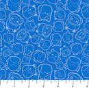 Squishmallows - Line Drawn - Blue - Yardage