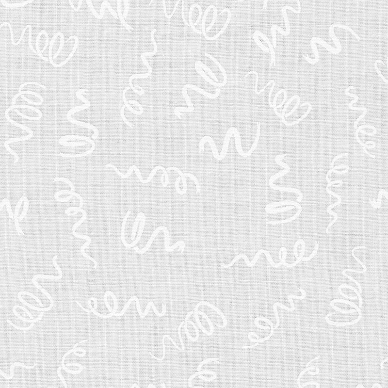 Mini Madness White Confetti Swirls Yardage