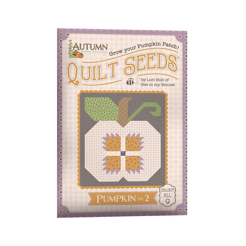 Autumn Quilt Seeds Pattern Pumpkin No. 2