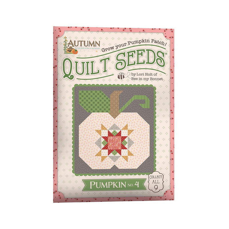 Autumn Quilt Seeds Pattern Pumpkin No. 4