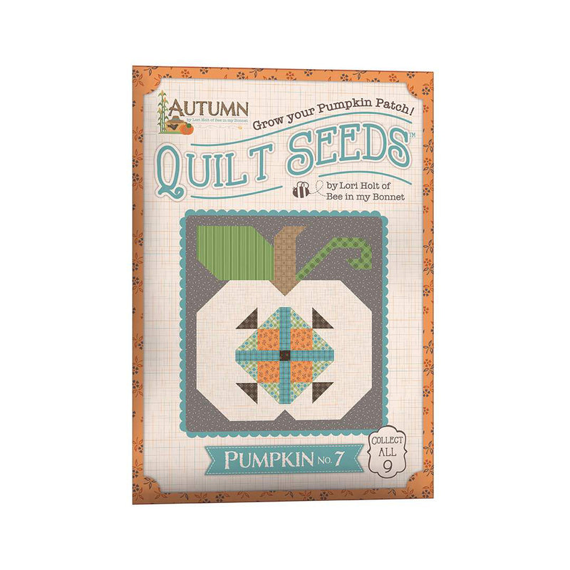 Autumn Quilt Seeds Pattern Pumpkin No. 7