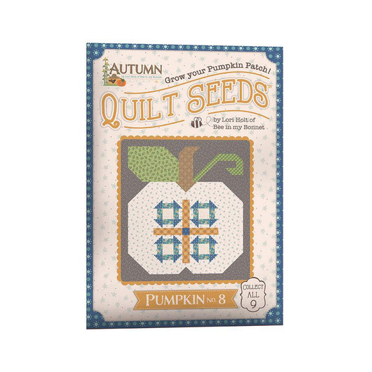 Autumn Quilt Seeds Pattern Pumpkin No. 8