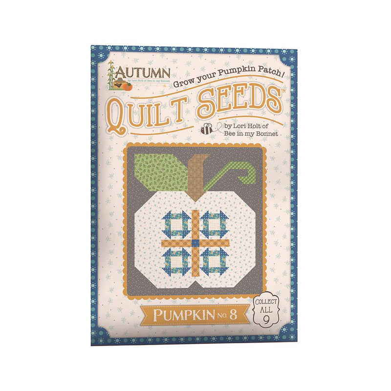 Autumn Quilt Seeds Pattern Pumpkin No. 8