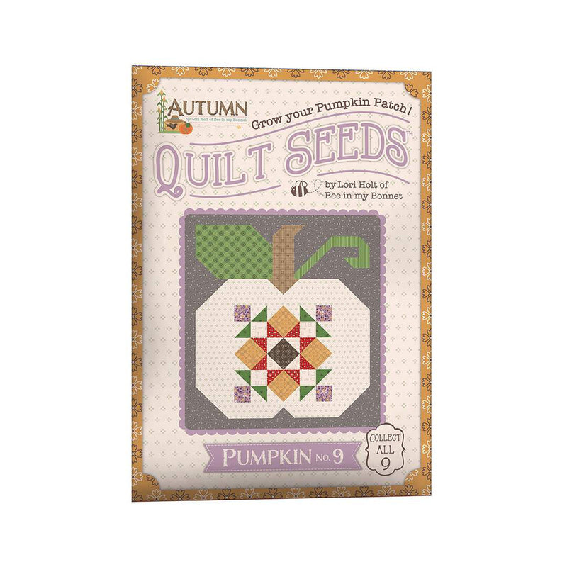 Autumn Quilt Seeds Pattern Pumpkin No. 9