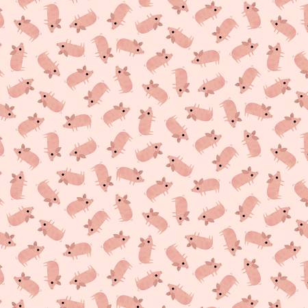 Homestead Pink Oink Fabric