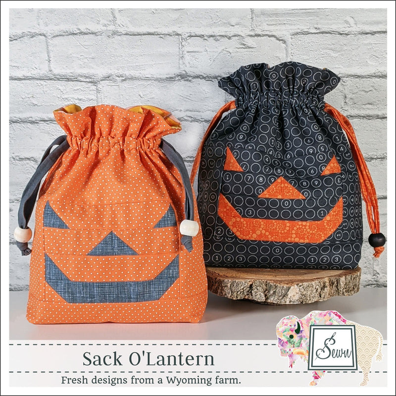 Sack O'Lantern Drawstring Bag Pattern