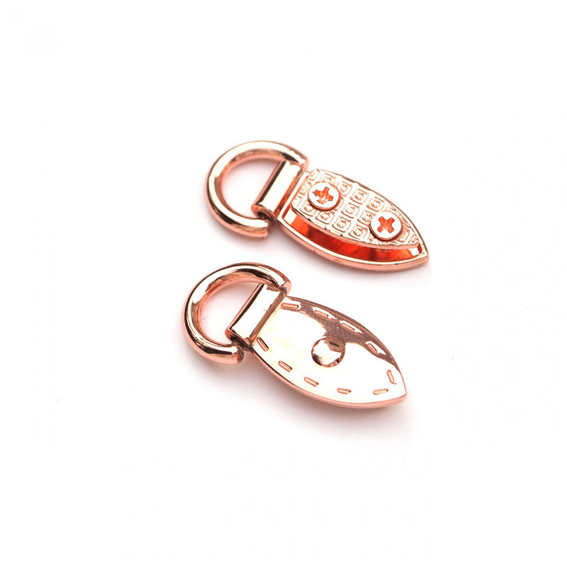 Decorative Mini Strap Connectors 2pk 1/2" Rose Gold