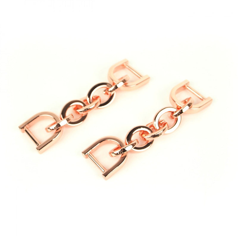 Chain Strap Connectors 2pk 1/2" Rose Gold