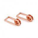 Grommet Strap Connectors 2pk 3/4" Rose Gold