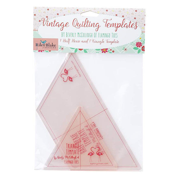 Beverly McCullough - Triangle and Half Hexie Template Set
