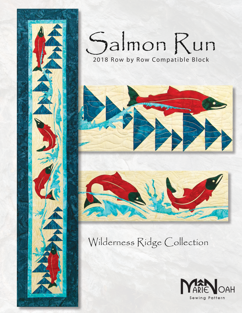 Salmon Run Quilt Pattern