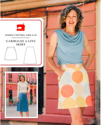Liesl + Co -  LC050GS - Garibaldi A-Line Skirt - Patterns