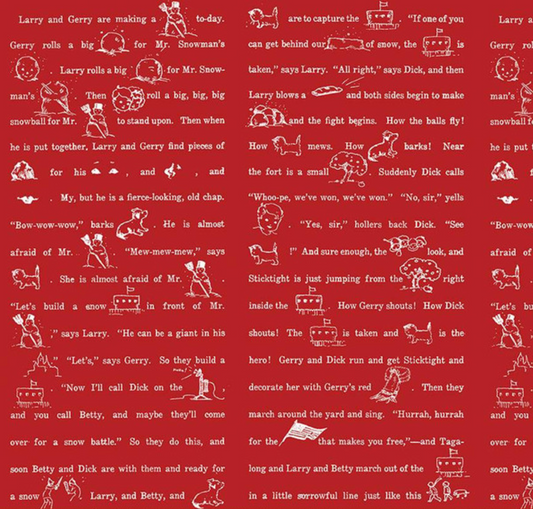 White as Snow Snow Story Red Yardage