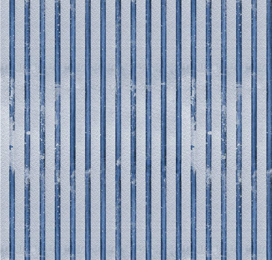 White as Snow Scarf Stripe Blue Yardage