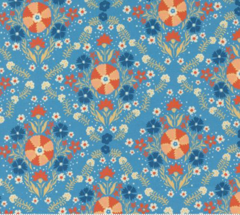 Cadence Jasmine Cornflower Yardage