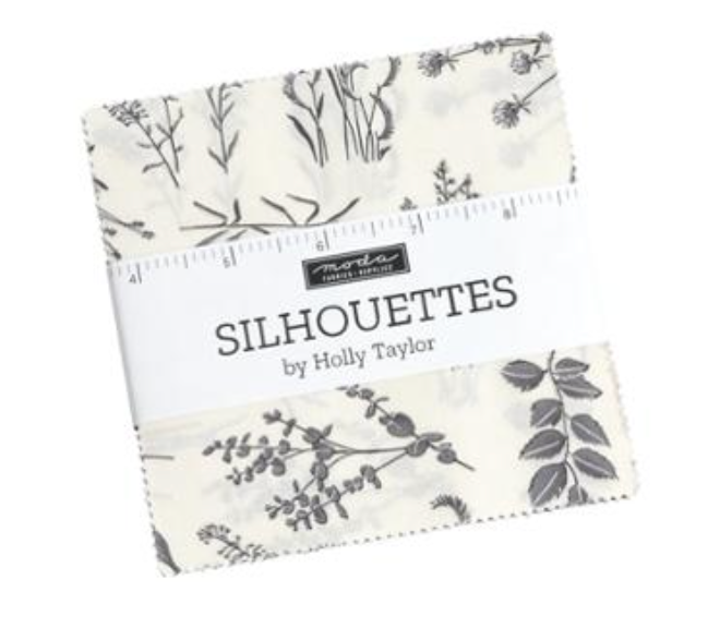 Silhouettes 42pc 5" Squares Charm Pack