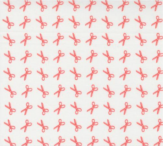 Linen Cupboard Chantilly Strawberry Scissors Yardage