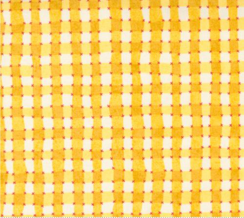 Fruit Loop Sunshine Plaid Yardage