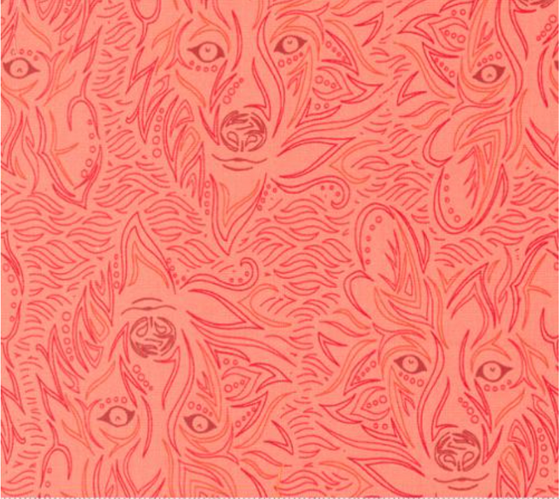 Land of Enchantment Guava Jelly Wolf Yardage