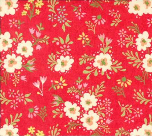 Fruit Loop Rhubarb Flowers Yardage