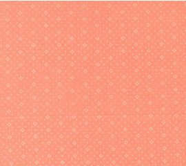 Eyelet Coral Dot Yardage