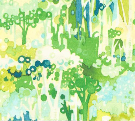 Whimsy Wonderland Forest Forest Yardage