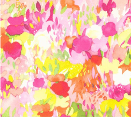 Whimsy Wonderland Cotton Candy Wild Flower Yardage