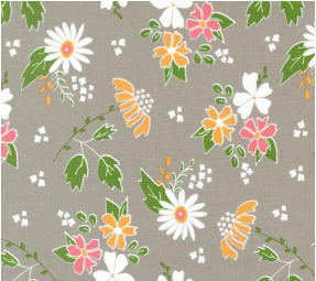 Bountiful Blooms Large Floral Stone Yardage