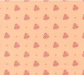 Bountiful Blooms Peach Posies Yardage