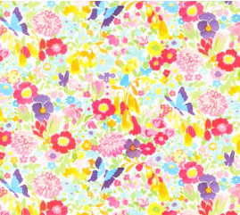 Whimsy Wonderland Rainbow Flutterby Yardage