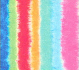 Whimsy Wonderland Rainbow Tie Dye Yardage