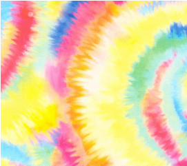 Whimsy Wonderland Rainbow Swirl Yardage