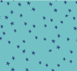 Starry Turquoise Star Yardage