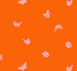 Flowerland Goldfish Dainty Butterfly Yardage