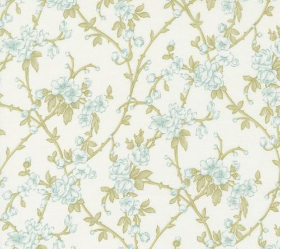 Honeybloom Milk Verdant Vine Yardage