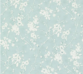 Honeybloom Water Verdant Vine Yardage