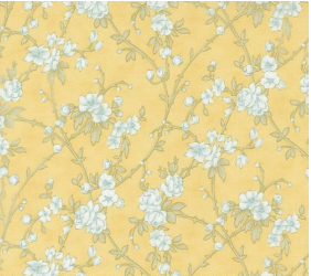 Honeybloom Honey Verdant Vine Yardage