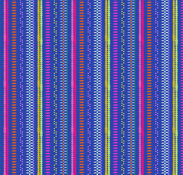 Splendid Stripe Cobalt Yardage