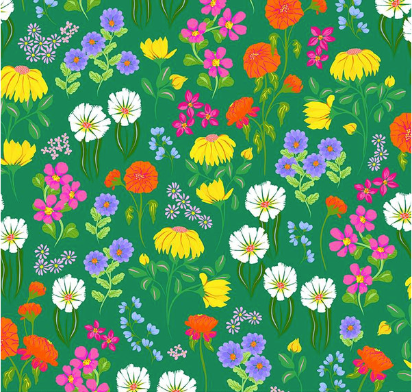 Splendid Garden Green Yardage