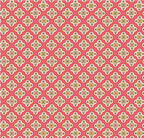 Mercantile Sentimental Tea Rose Yardage