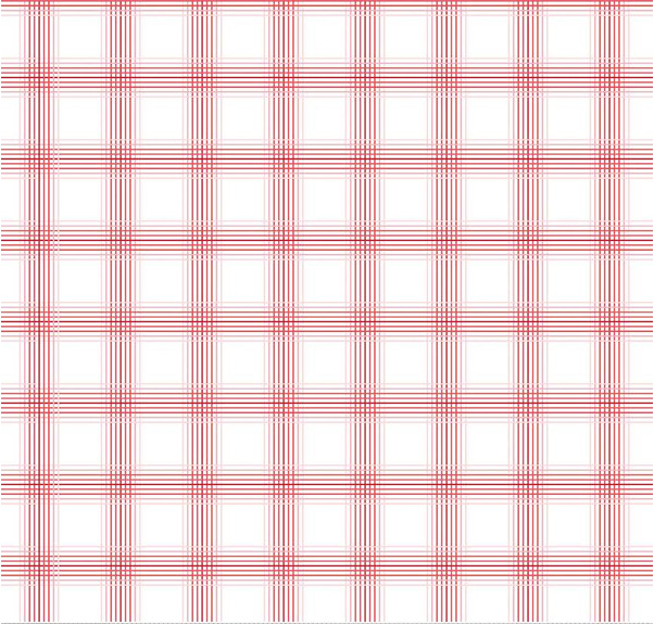 My Valentine Plaid White Yardage